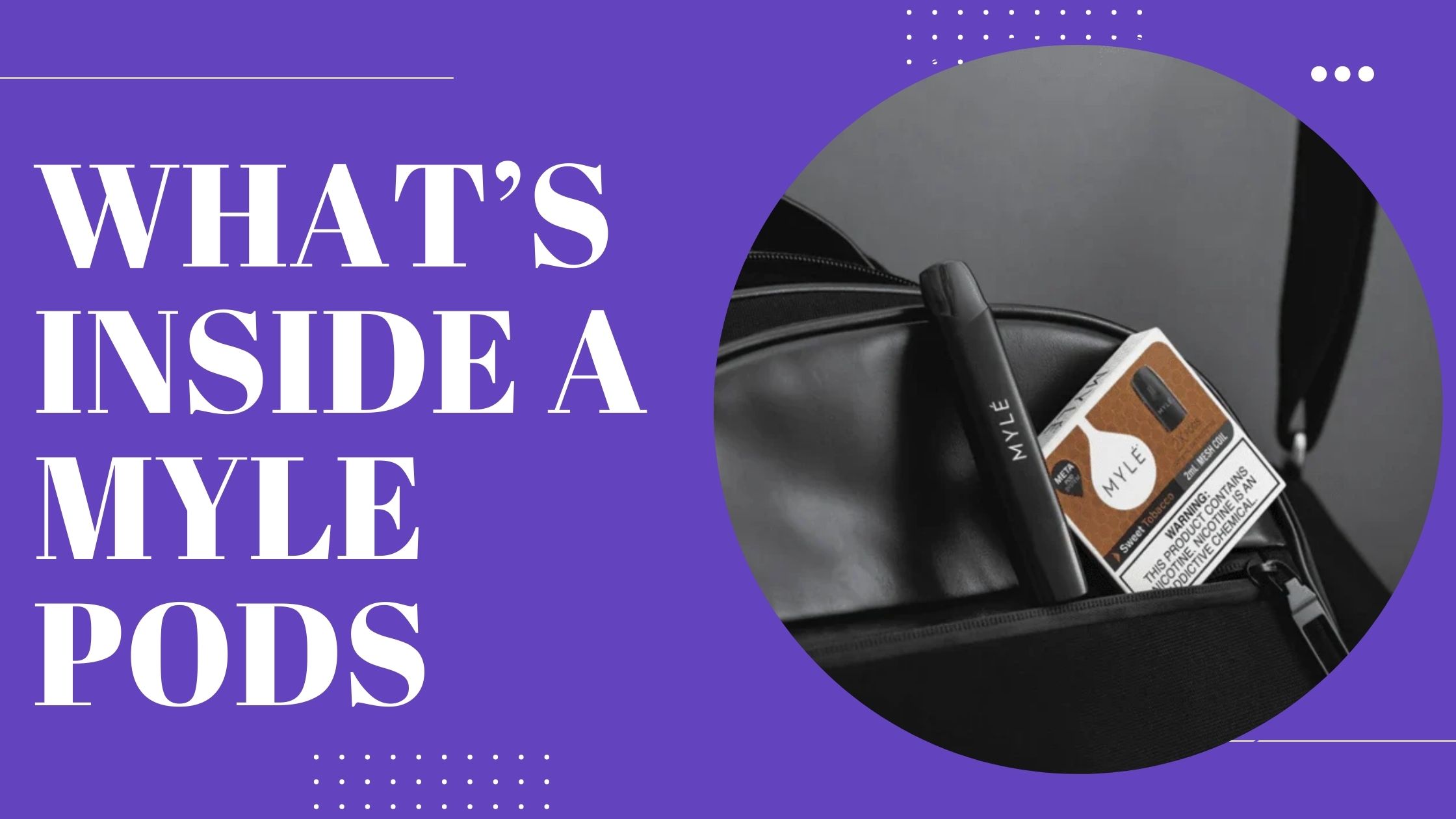 What’s Inside a Myle Pods